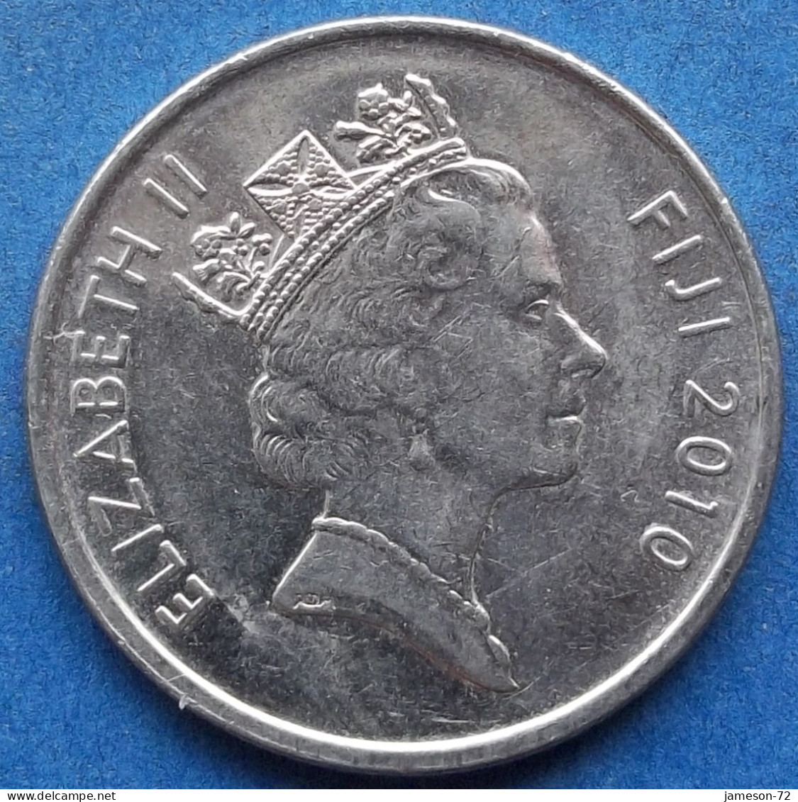 FIJI - 20 Cents 2010 "Tabua" KM# 121 Elizabeth II Decimal Coinage (1971-2022) - Edelweiss Coins - Figi