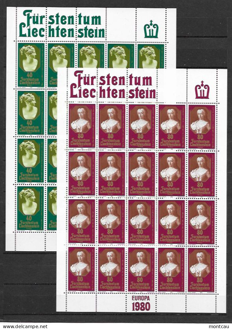 Liechtenstein 1980.  Europa Mi 741-42  (**) - 1980