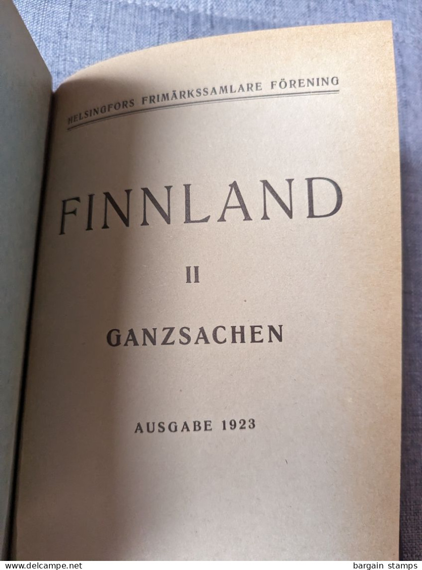 Finnland I Briefmarken II Ganzsachen III Helsingfors Stadtpost Tammerfors Lokalpos - 1923 und 1934