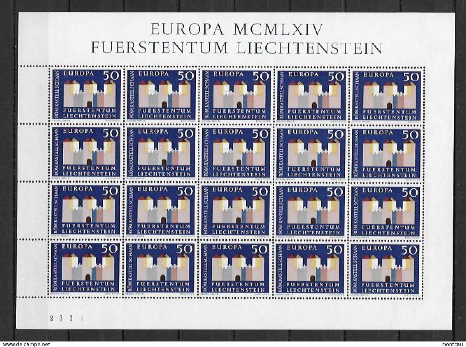 Liechtenstein 1964.  Europa Mi 444  (**) - 1964