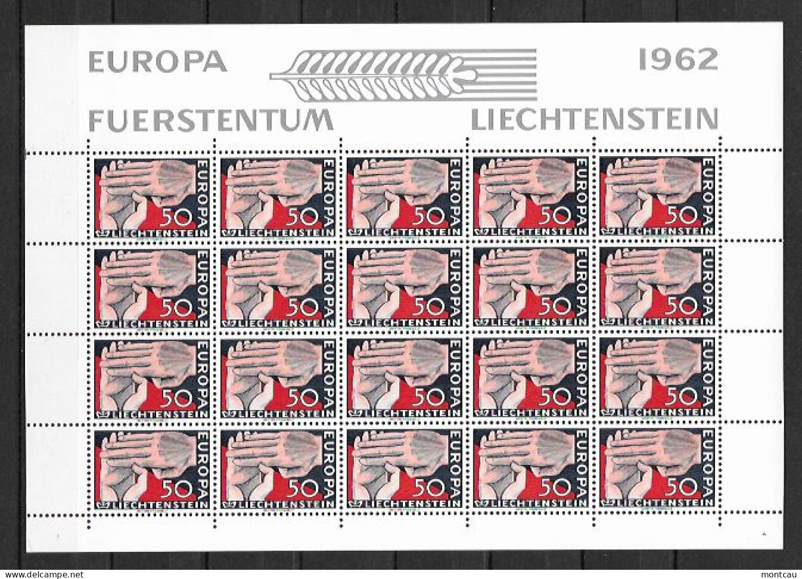 Liechtenstein 1962.  Europa Mi 418  (**) - 1962