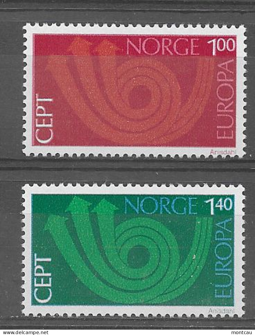 Noruega 1973.  Europa Mi 660-61  (**) - 1973