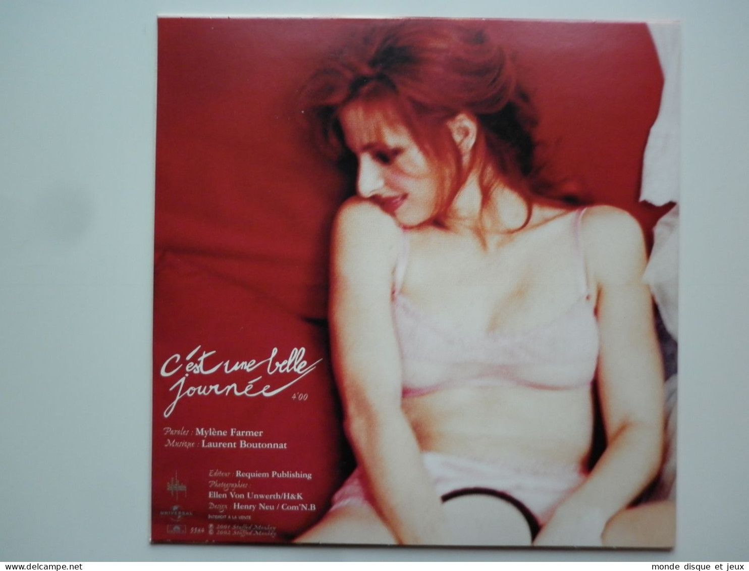 Mylene Farmer Cd Promo C'est Une Belle Journée - Other - French Music