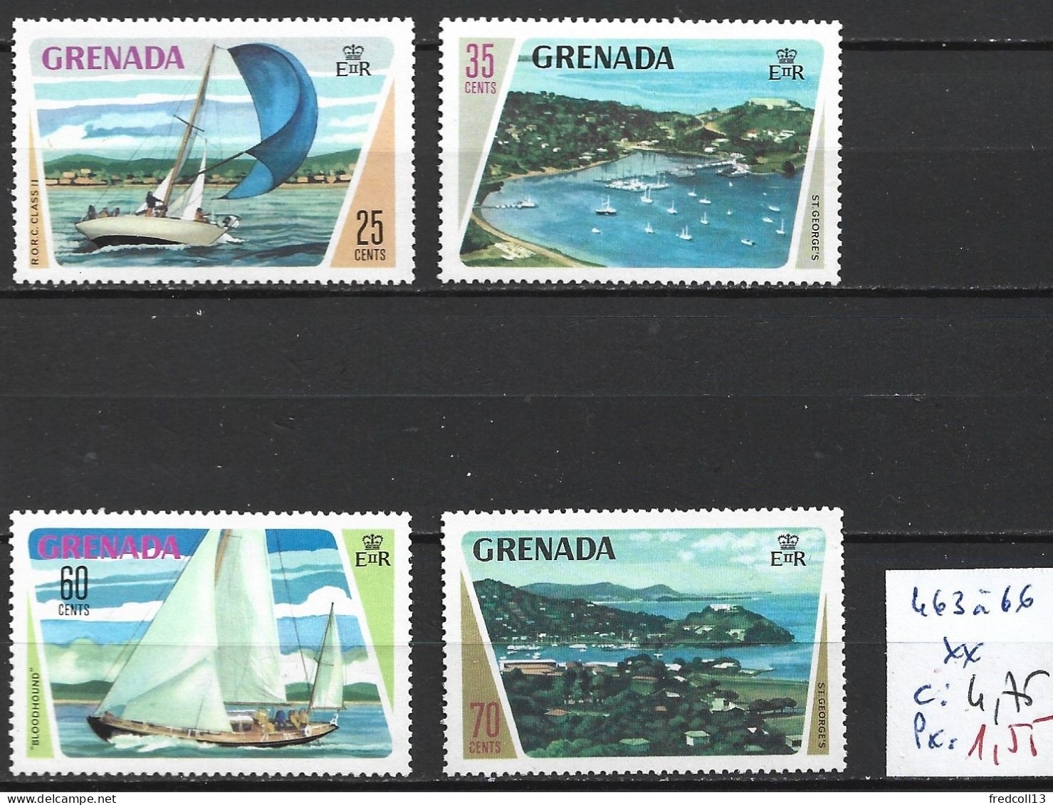 GRENADE 463 à 66 ** Côte 4.75 € - Grenada (...-1974)
