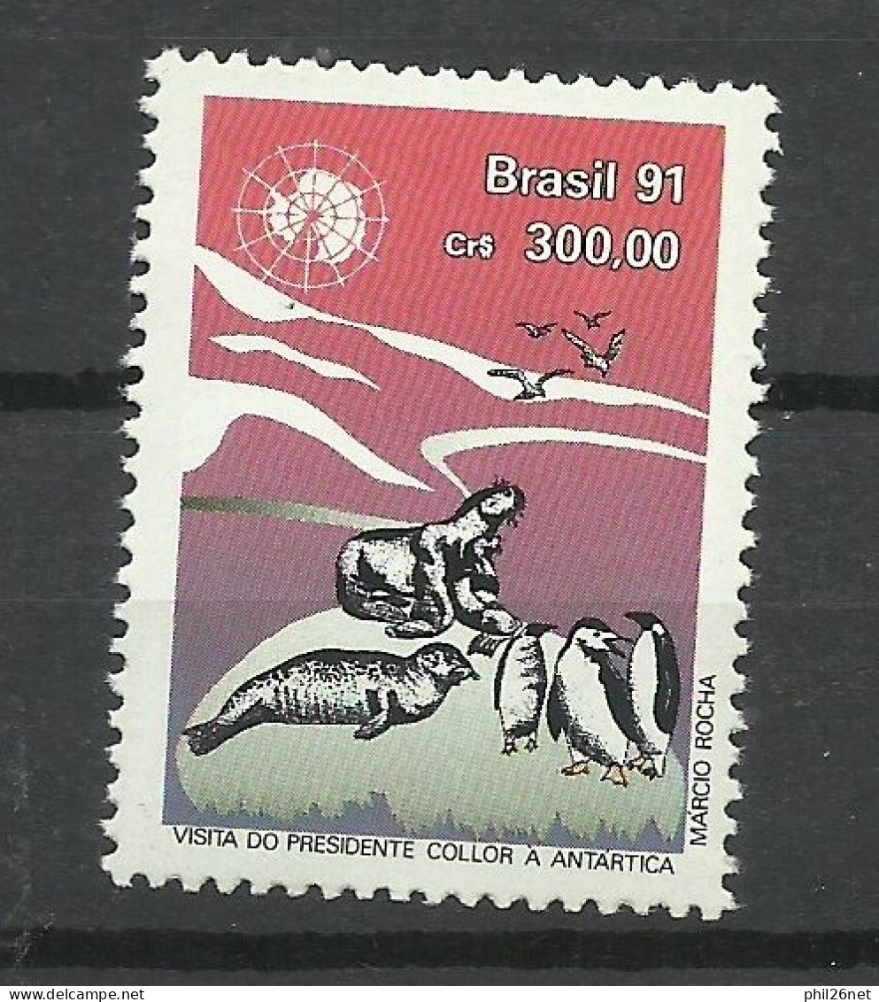 Brésil     N° 2067   Faune  Antartique    Neuf  * *   B/TB   Voir Scans   Soldé ! ! ! - Antarktischen Tierwelt