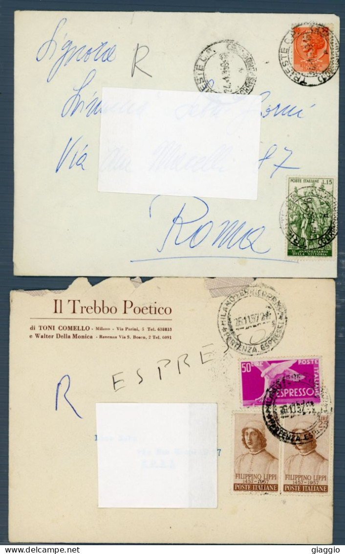 °°° Francobolli N. 4500 - Lotto Buste Varie 6 Pezzi °°° - Collections