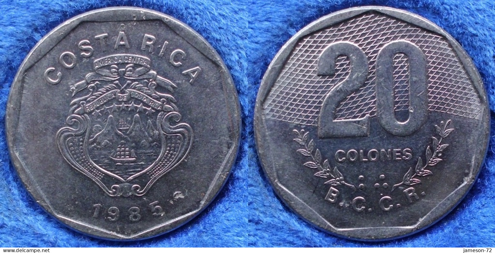 COSTA RICA - 20 Colones 1985 KM# 216.2 Monetary Reform (1920) - Edelweiss Coins - Costa Rica