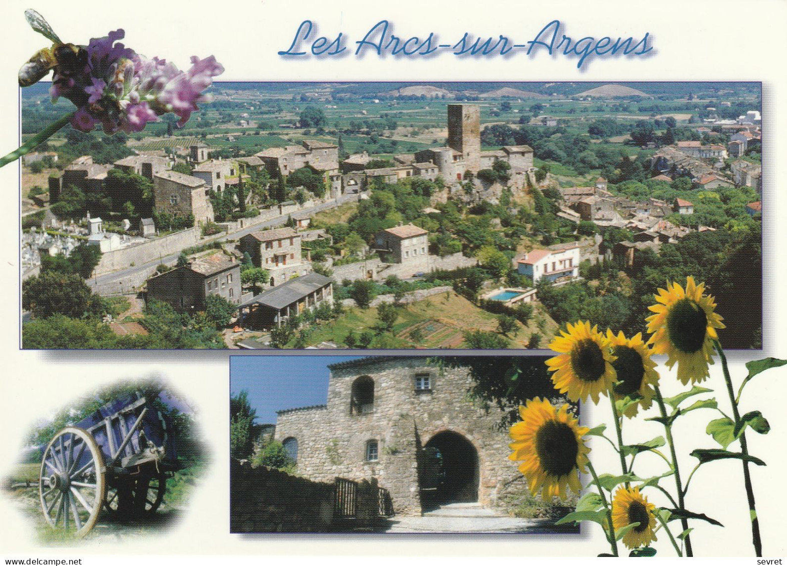 LES ARCS SUR ARGENS . - Vue Générale .CPM Pas Courante - Les Arcs