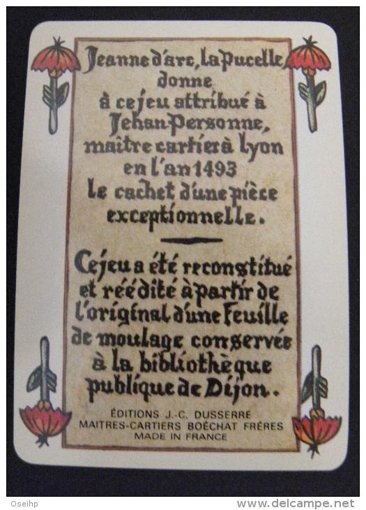 Jeu De 54 Cartes à Jouer Souvenir Voyage CONCORDE Air France - Jeu De La Pucelle  Jeanne D'Arc - 54 Cards