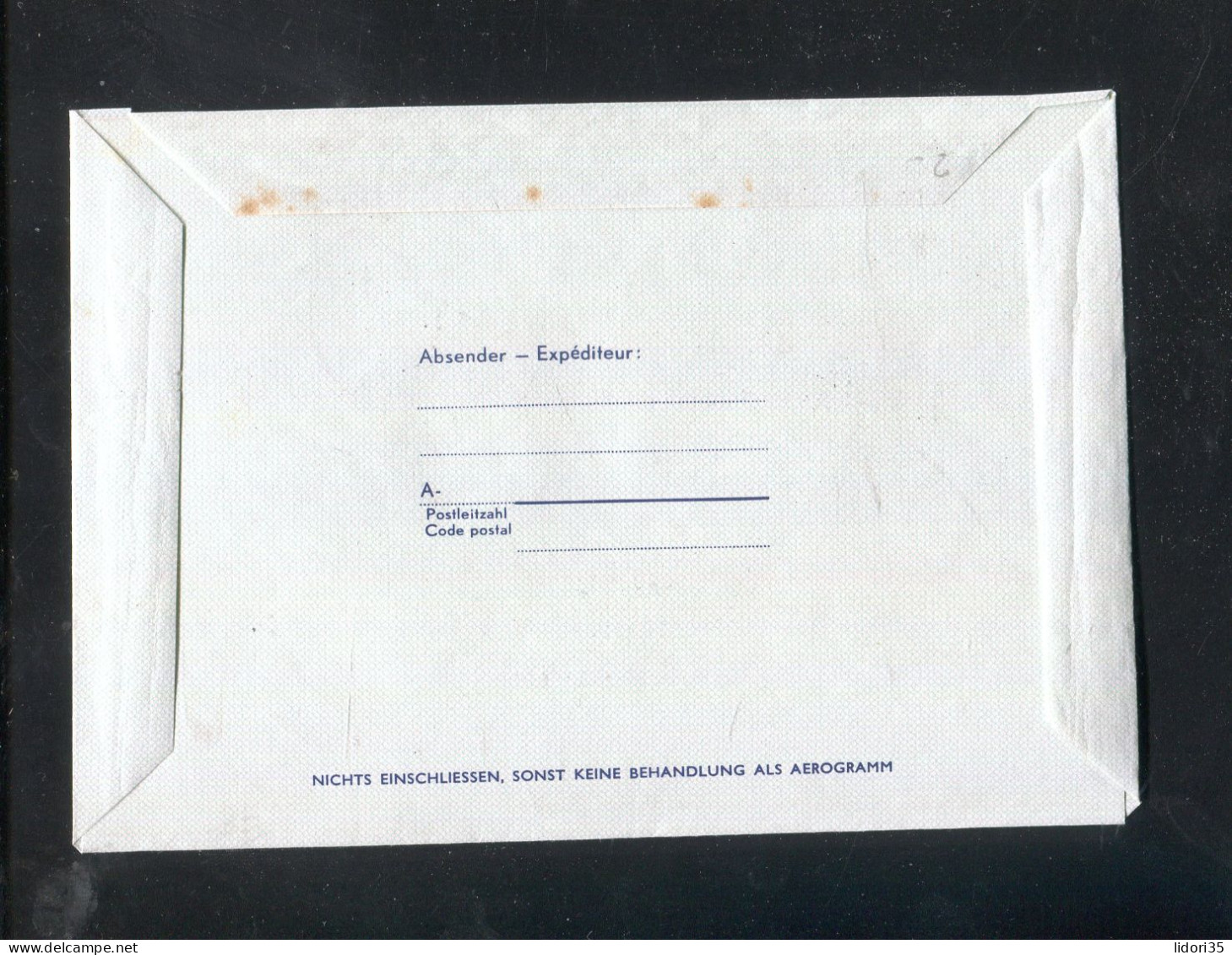 "OESTERREICH" 1976, Luftpostfaltbrief Mi. LF 17 K1 "WIEN-FLUGHAFEN" (5961) - Covers