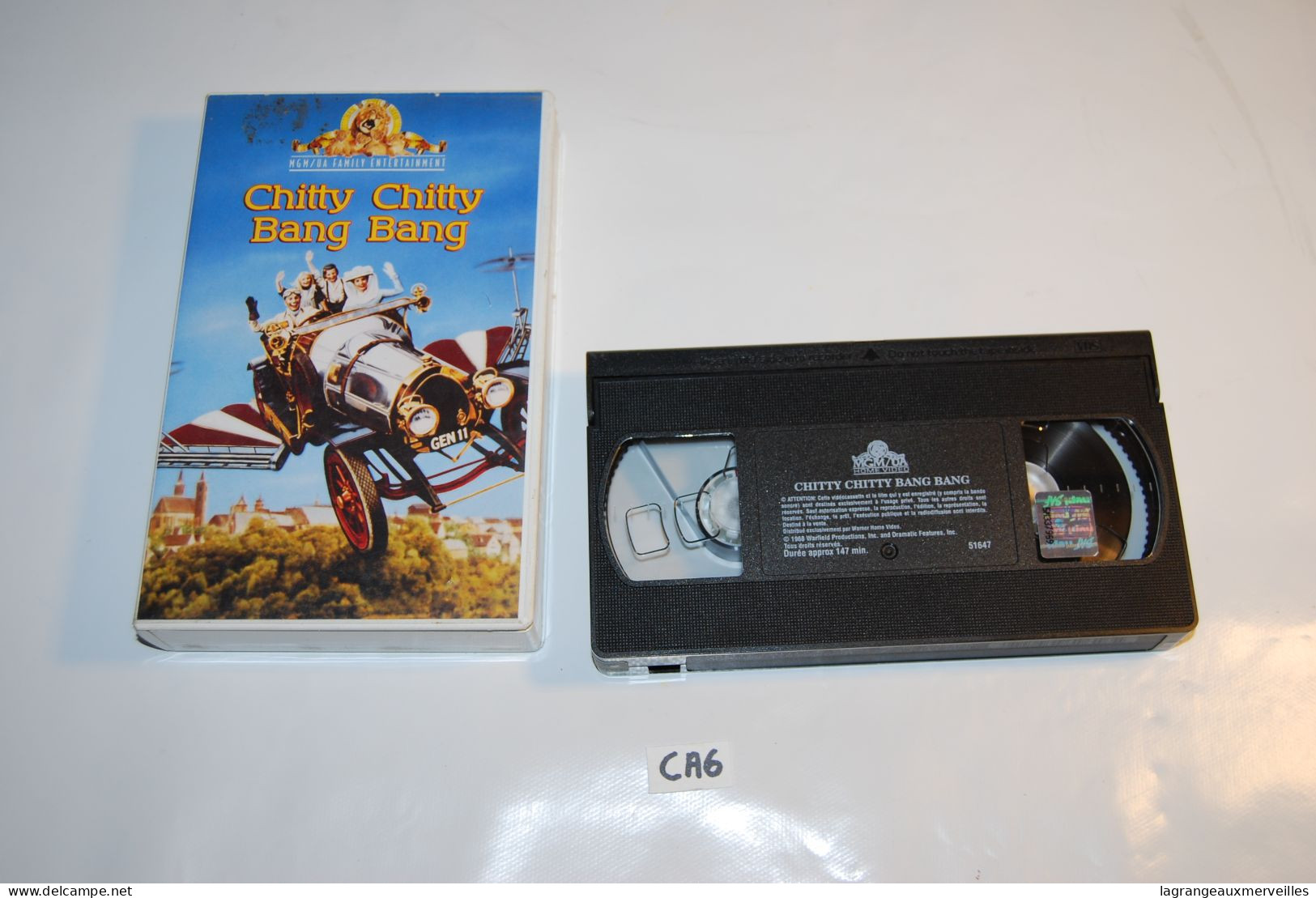 CA6 K7 - Cassette Vidéo VHS - CHITTY CHITTY BANG BANG - Fantasy