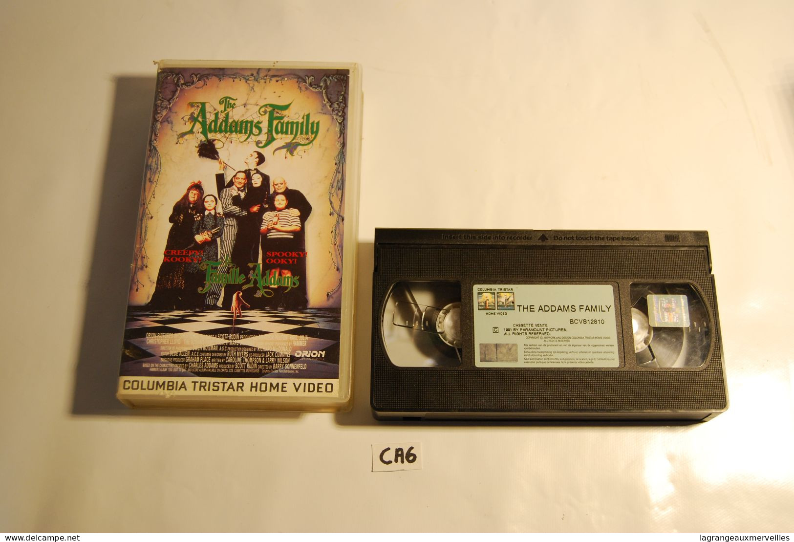 CA6 K7 - Cassette Vidéo VHS - ADDAMS FAMILY - Horreur