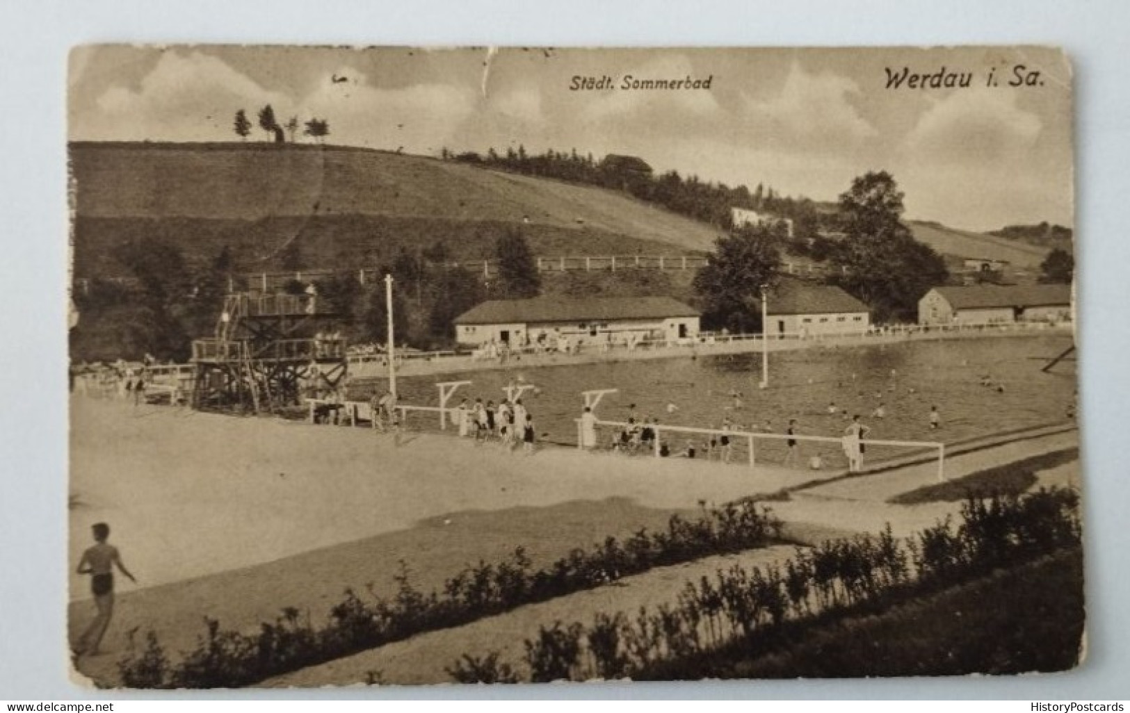 Werdau I. Sa., Städtisches Sommerbad, 1935 - Werdau