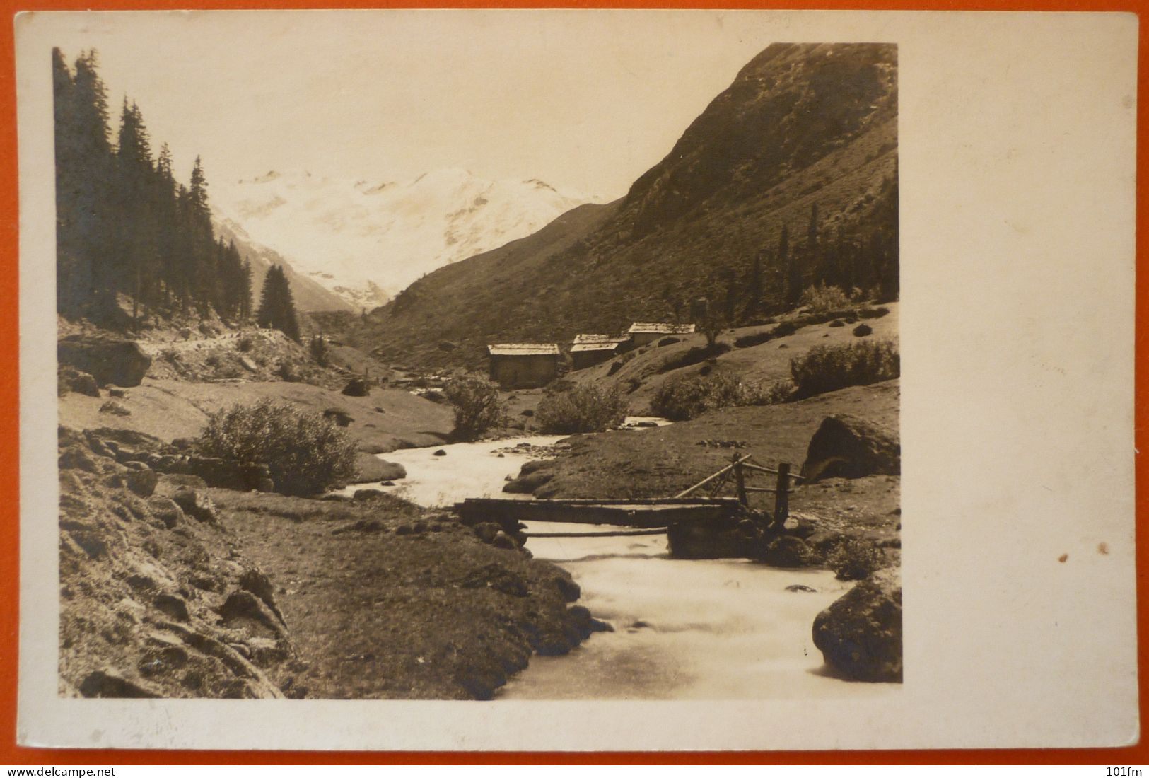 BULGARIA - RIVER, MOUNTAINS, ORIGINAL PHOTO POSTCARD - Bulgarien