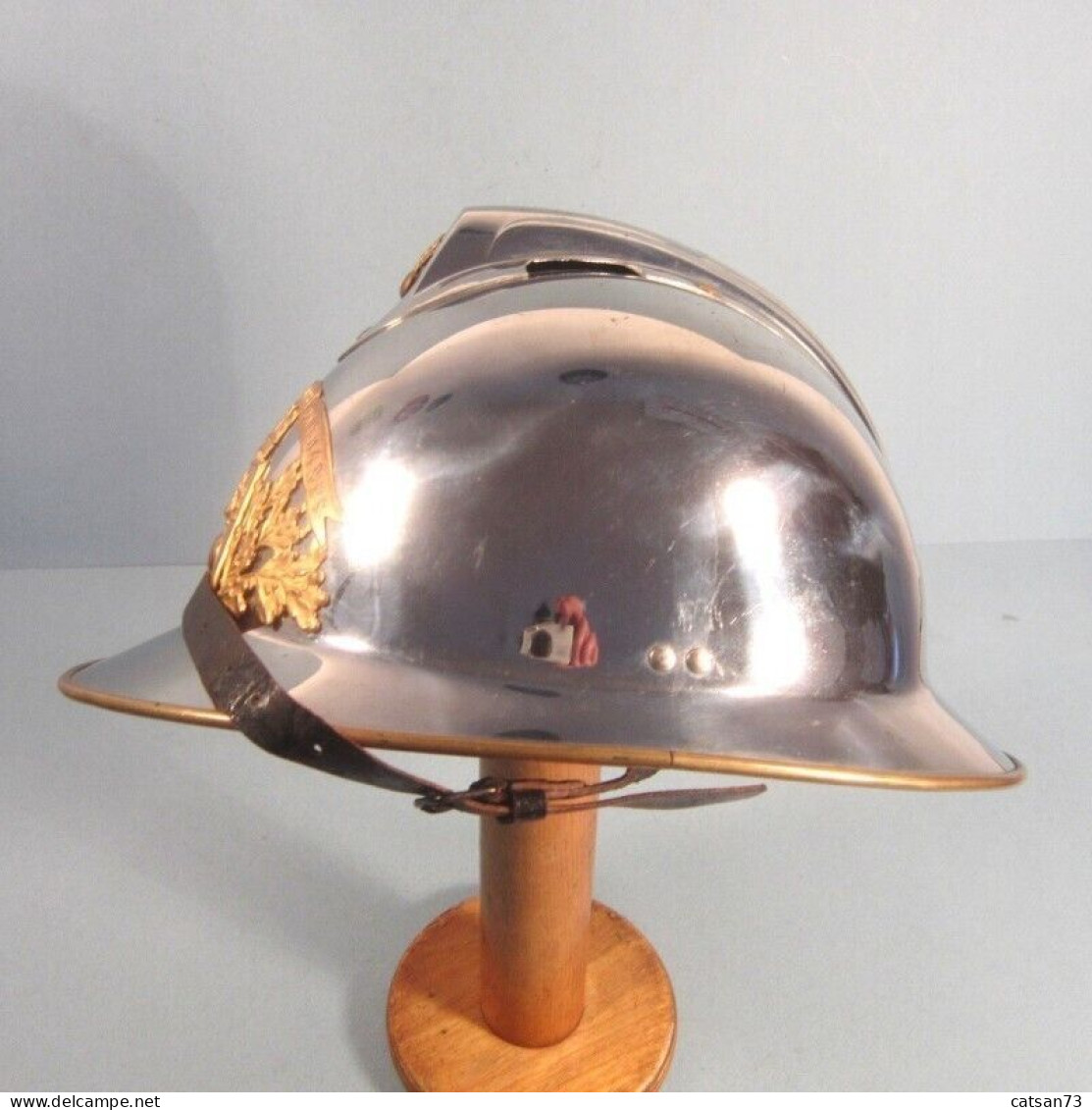 CASQUE D'OFFICIER DES SAPEURS POMPIERS DE LA VILLE DE CAGNES SAPEURS-POMPIERS - Copricapi