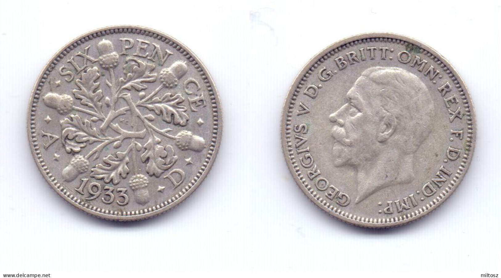 Great Britain 6 Pence 1933 - H. 6 Pence