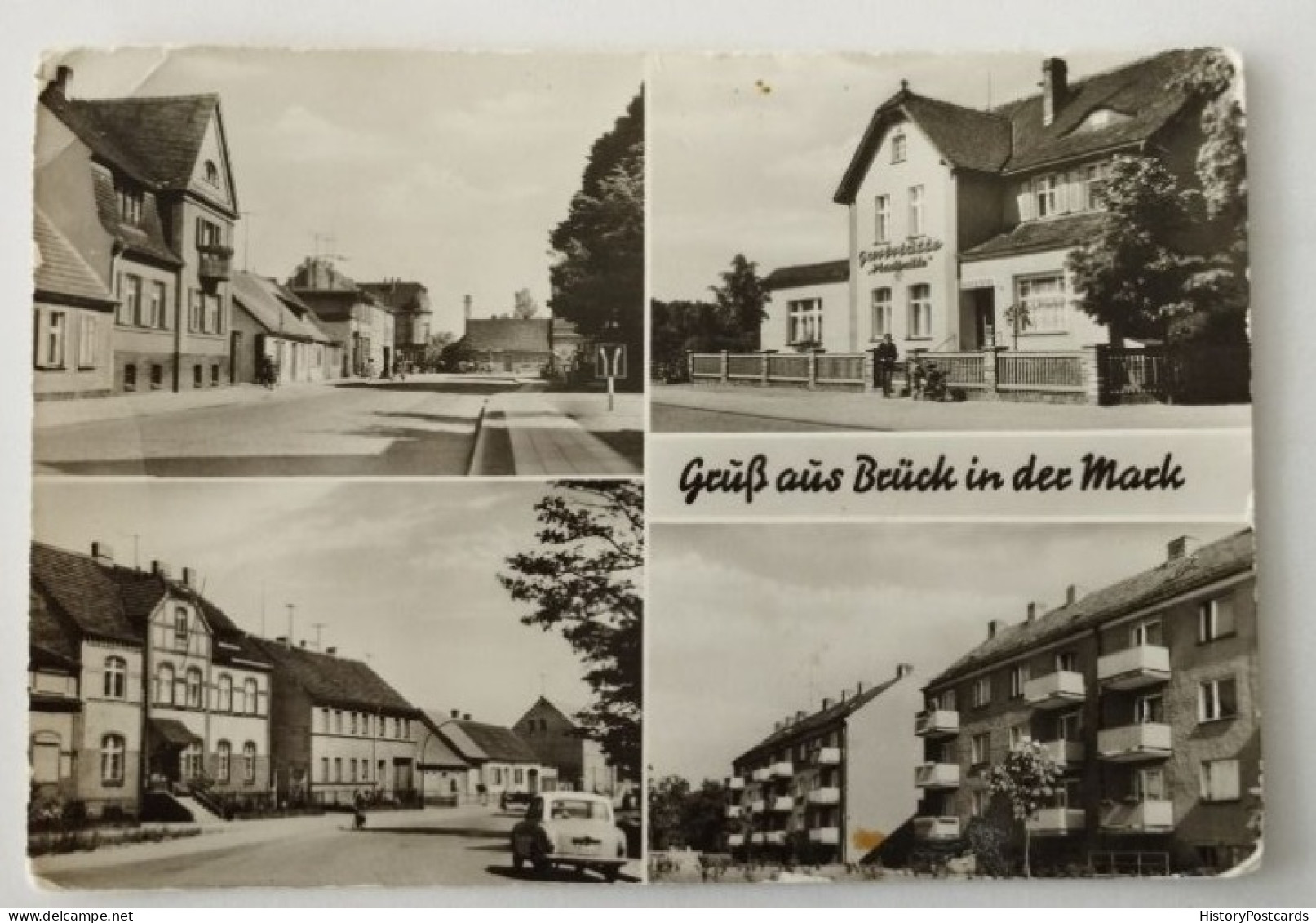 Brück In Der Mark, Straßenszenen, Gaststätte U.a., 1977 - Brueck