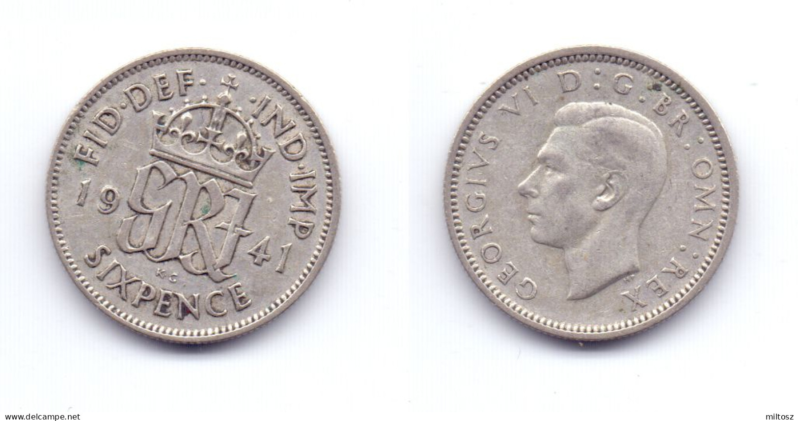 Great Britain 6 Pence 1941 - H. 6 Pence