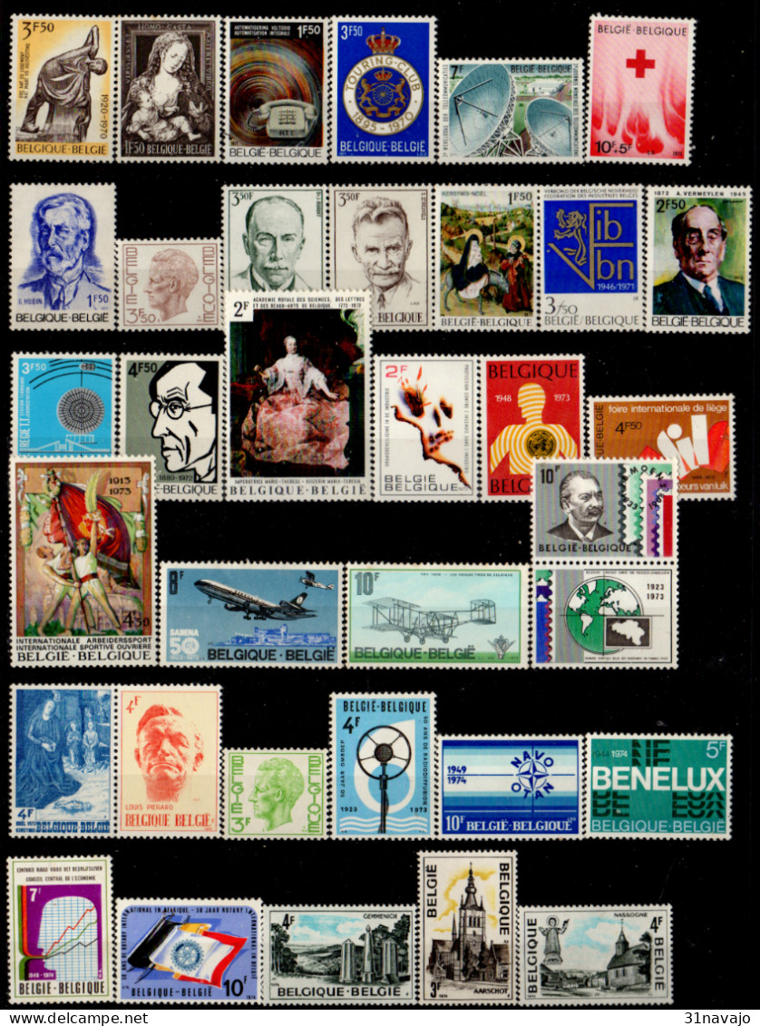 BELGIQUE - Lot Timbres Neufs - Collections