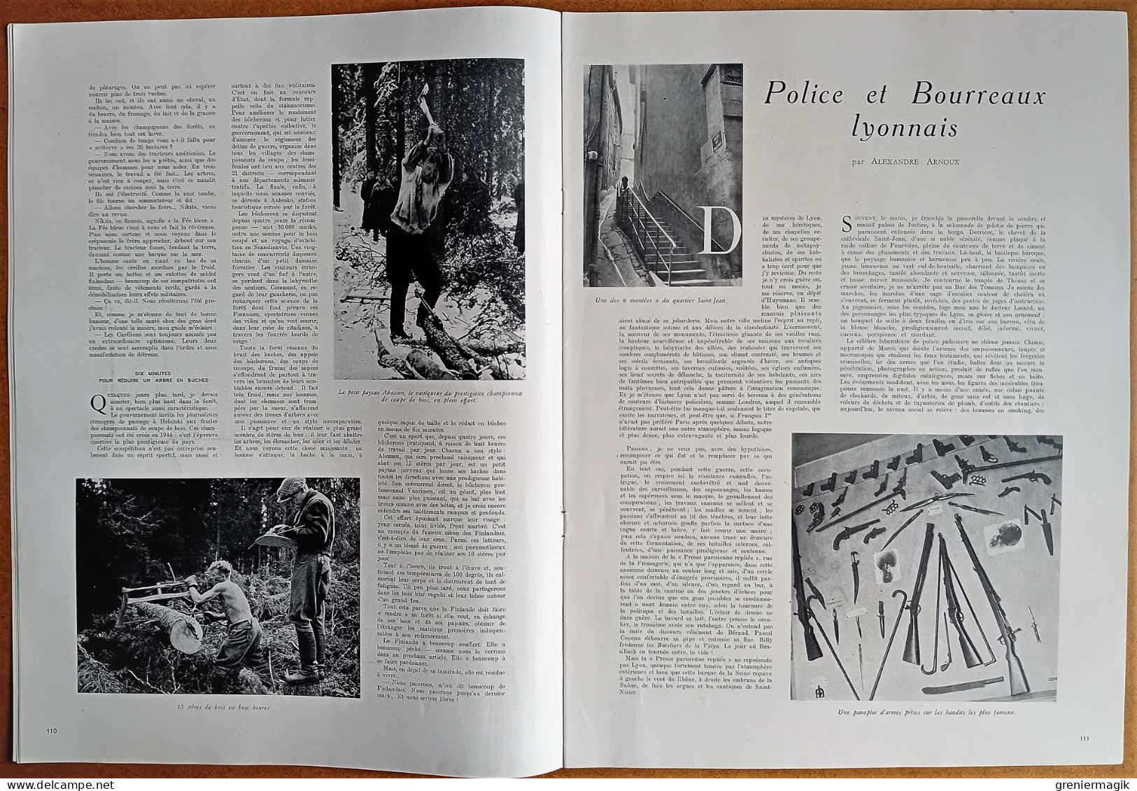 France Illustration N°18 02/02/1946 Finlande/Police Et Bourreaux Lyonnais/Bataille Des Alpes Juin 1940/Nouveau Ministère - General Issues