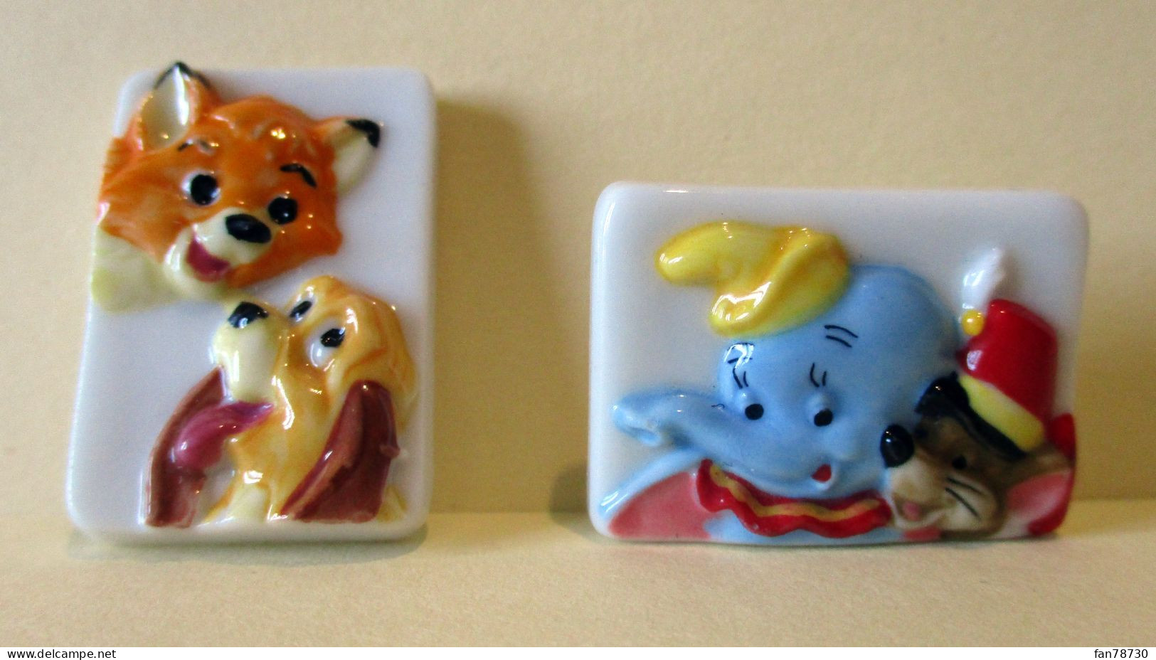 Cadre collector de 12 fèves Disney en porcelaine