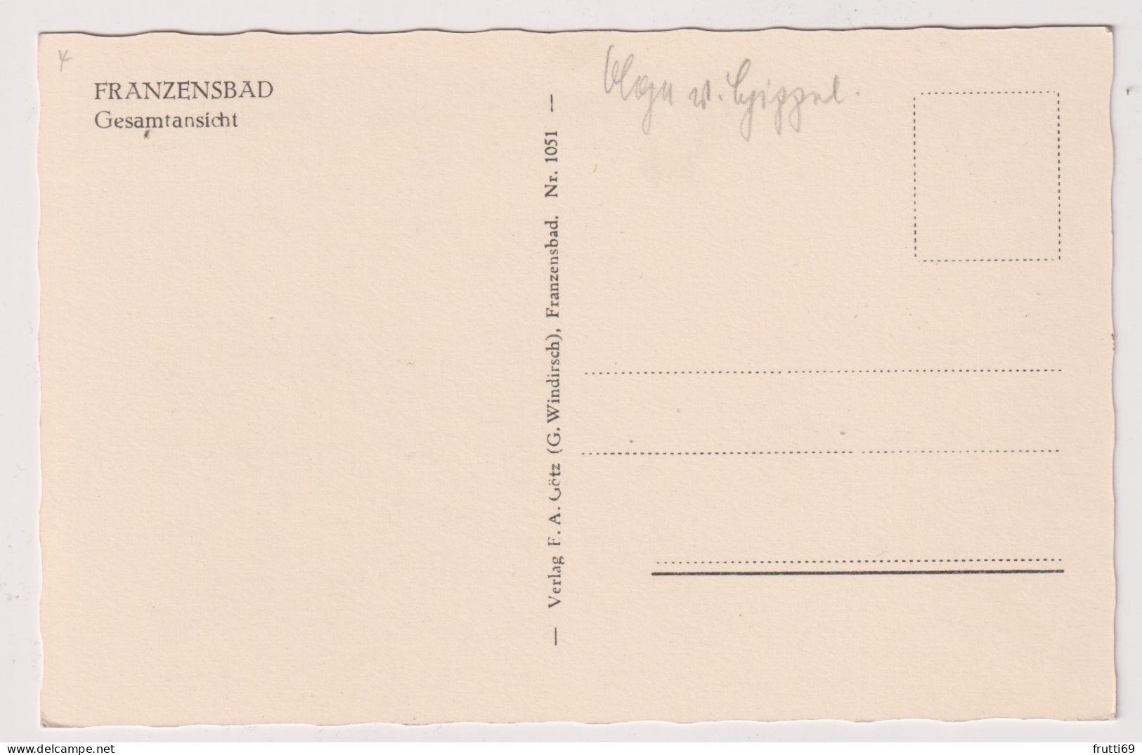 AK 197654 SUDETEN / CZECH REPUBLIK - Franzensbad - Gesamtansicht - Sudeten