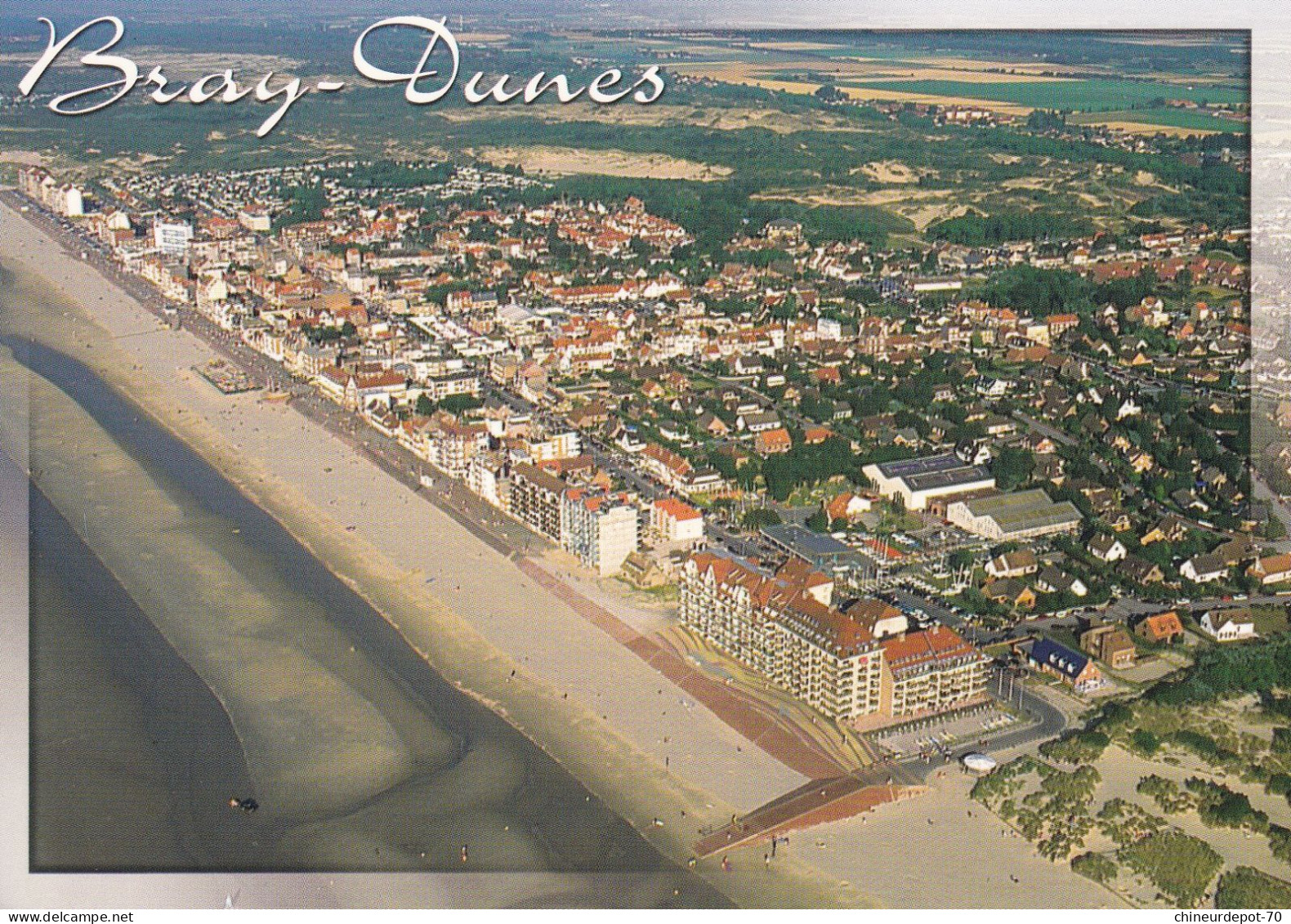 Bray-Dunes  Le Littoral Du Nord ( France ) Vu Du Haut - Bray-Dunes