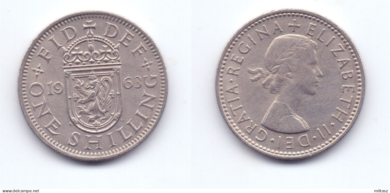 Great Britain 1 Shilling 1963 Scottish Crest - I. 1 Shilling