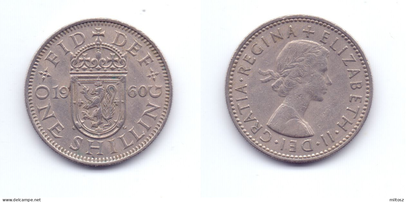 Great Britain 1 Shilling 1960 Scottish Crest - I. 1 Shilling