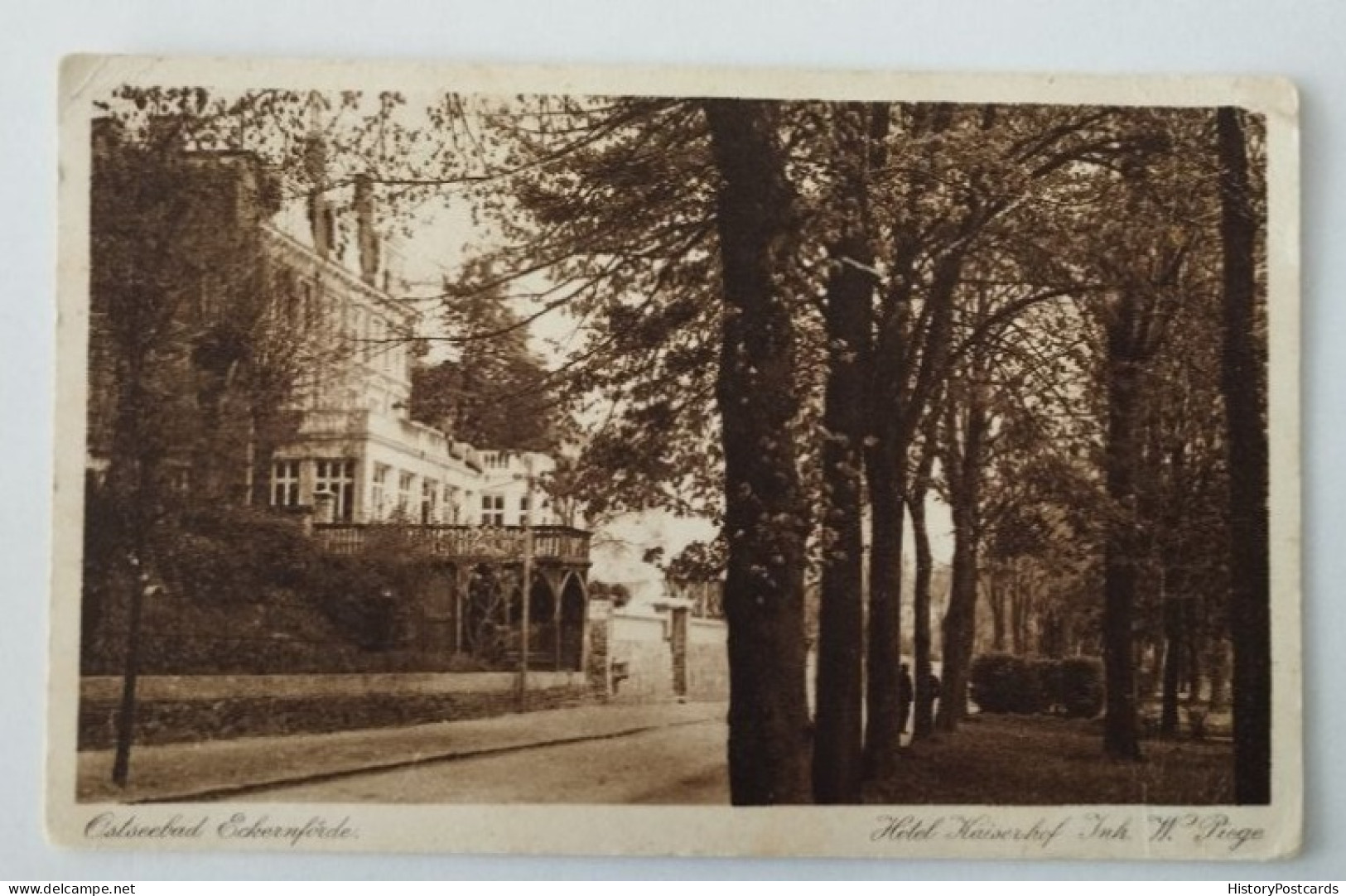 Ostseebad Eckernförde, Hotel Kaiserhof, 1930 - Eckernfoerde