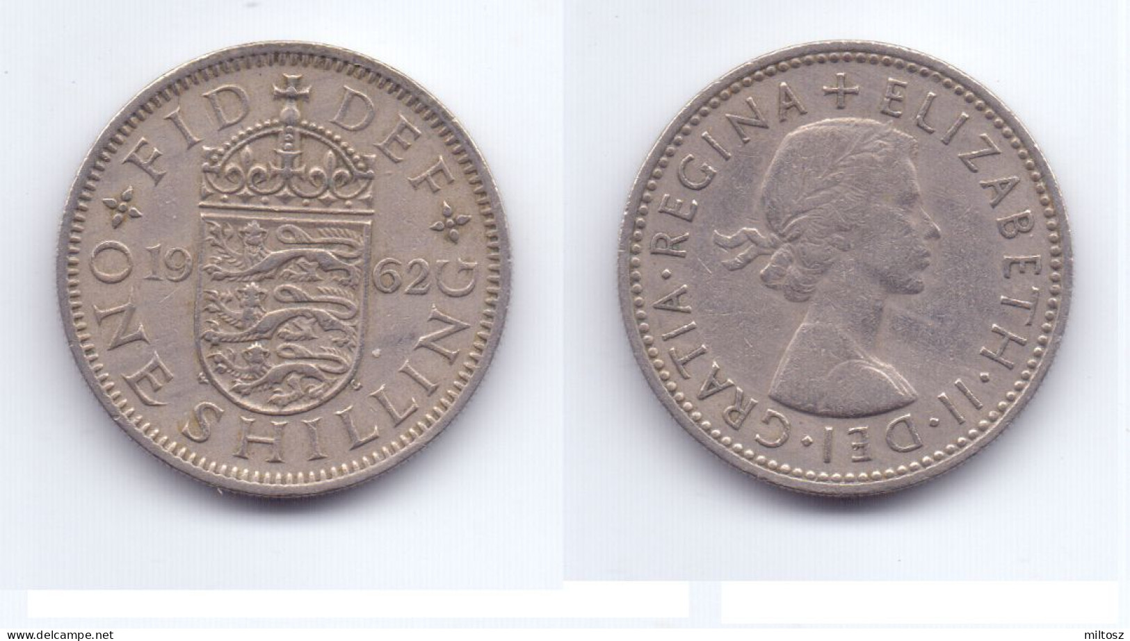 Great Britain 1 Shilling 1962 English Crest - I. 1 Shilling