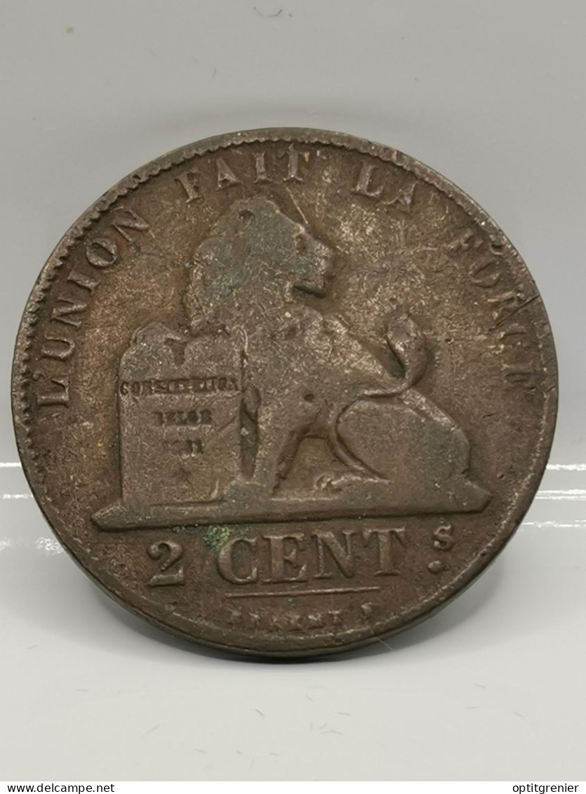 2 CENTIMES 1865 LEOPOLD Ier BELGIQUE / BELGIUM - 2 Centimes