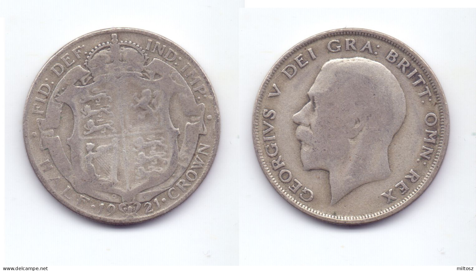 Great Britain 1/2 Crown 1921 - K. 1/2 Crown