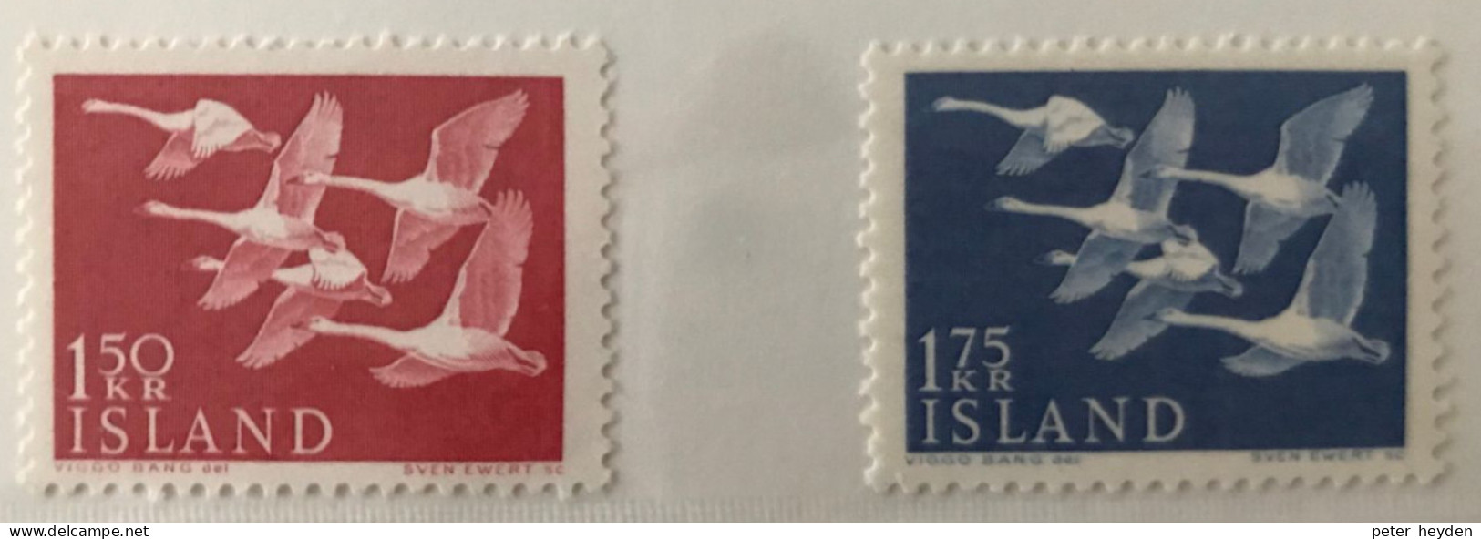 Norden 1956 ISLAND Iceland MNH ** ~ Swans - Nuovi