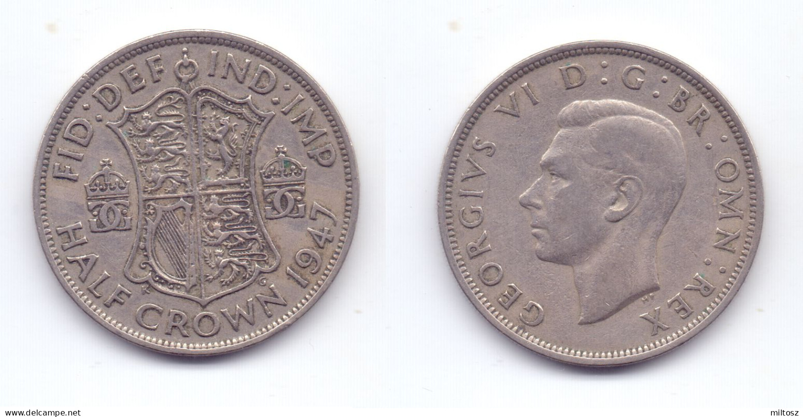 Great Britain 1/2 Crown 1947 - K. 1/2 Crown