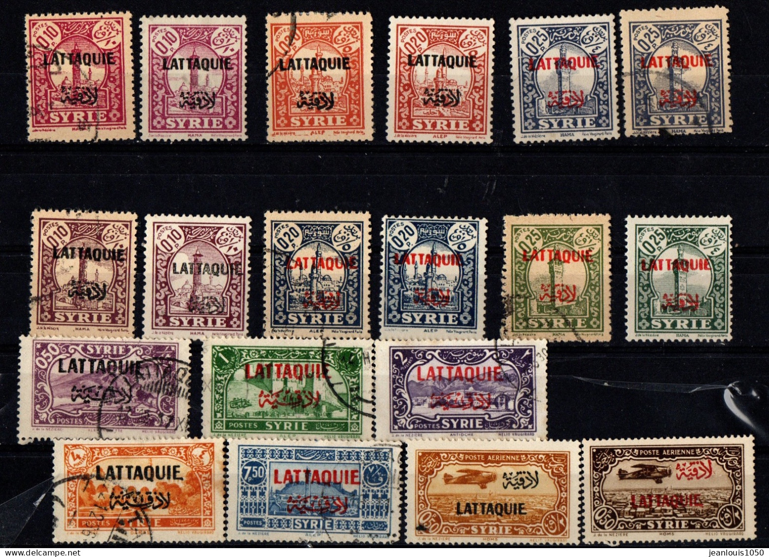 LATTAQUIE PETIT LOT A ETUDIER - Used Stamps