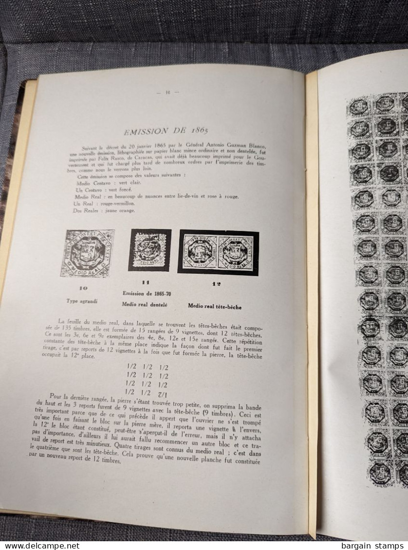 Les émissions Postales Du Vénézuela - Georges Brunel - Ed. Philatéliques - 1931 - Ex N°12 Sur 50 - Tirage Grand Luxe - Handbücher