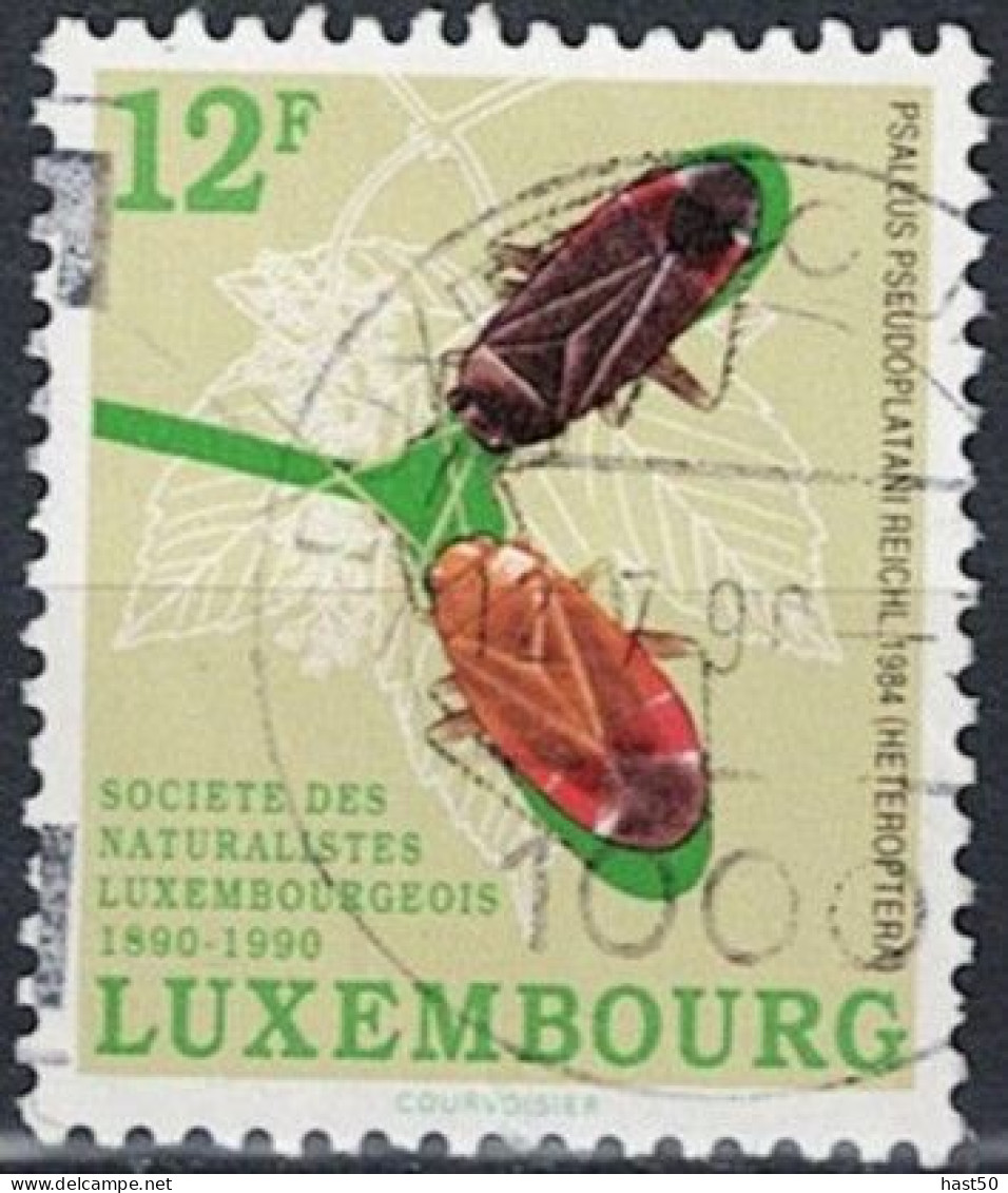 Luxemburg - Weichwanze (Psallus Pseudoplatani) (MiNr: 1247) 1990 - Gest Used Obl - Used Stamps