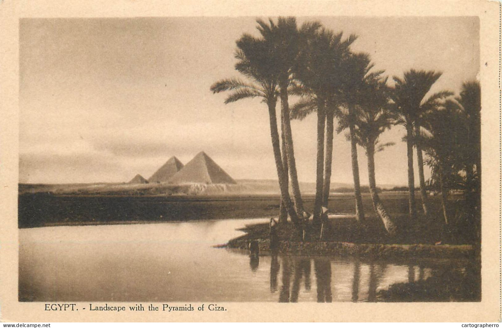 Egypt Pyramids Landscape Oasys - Pyramides