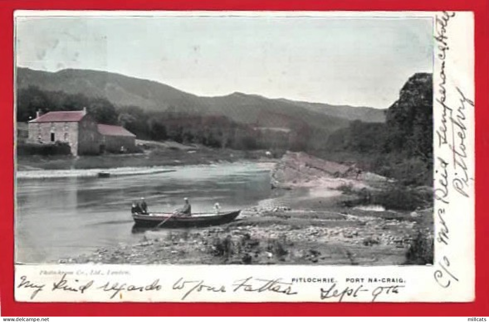 SCOTLAND    PERTHSHIRE  PITLOCHERIE  PORT NA CRAIG    FERRY  Pu 1905 - Perthshire