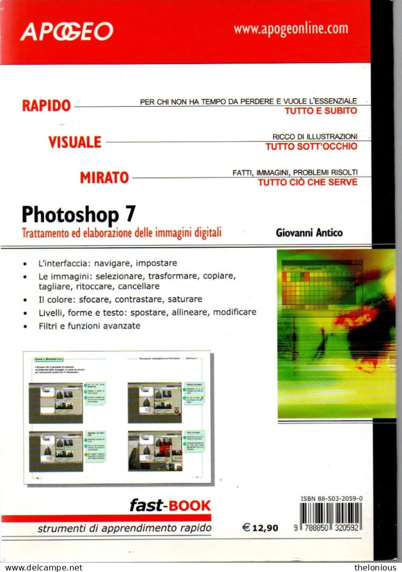 # Photoshop 7 - Trattamento Ed Elaborazione Delle Immagini Digitali - APOGEO - Autres & Non Classés