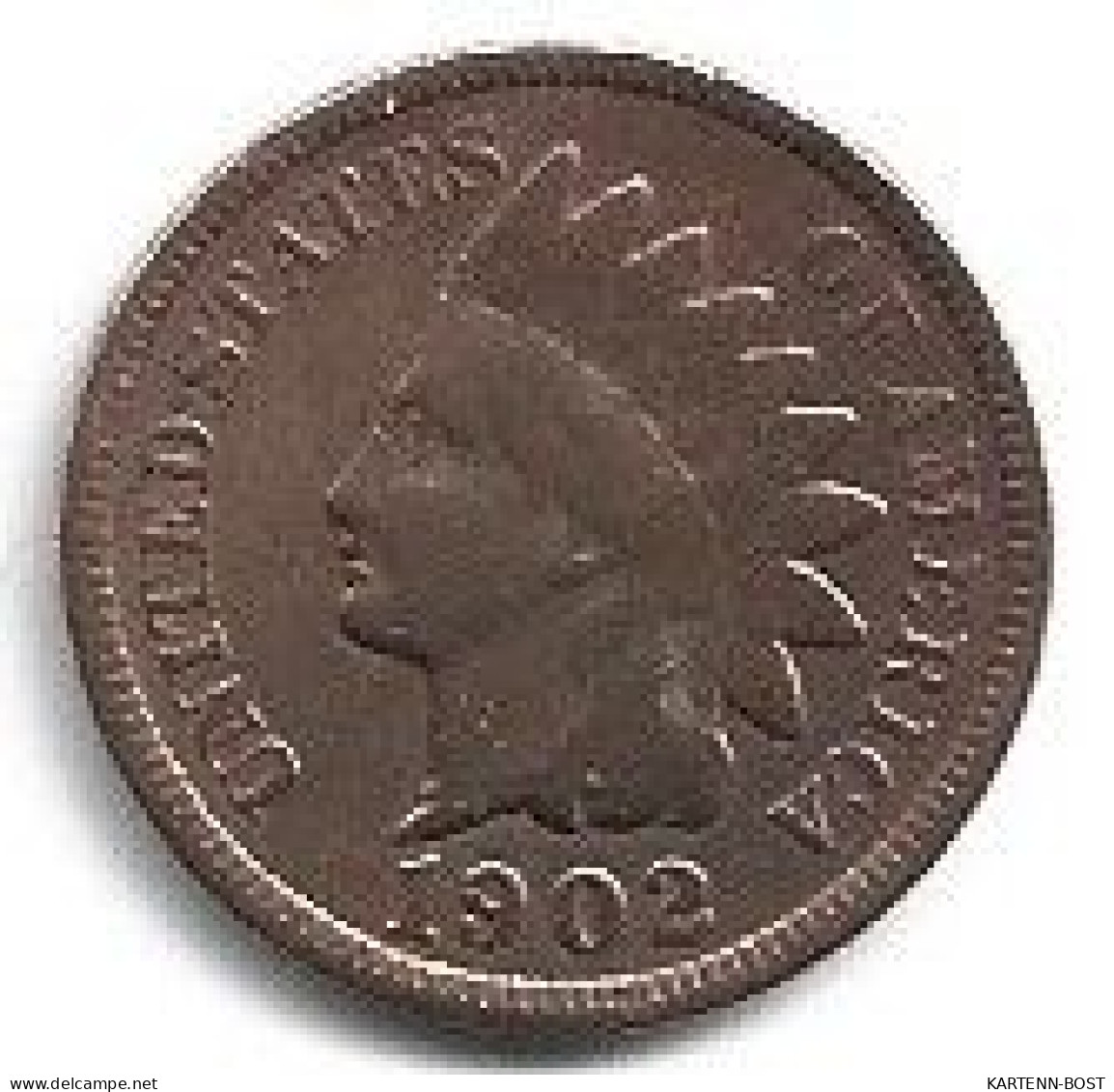 ETAT UNIS - UNIDET STATES OF AMERICA - ONE CENT - 1902 - INDIA HEAD - 1859-1909: Indian Head