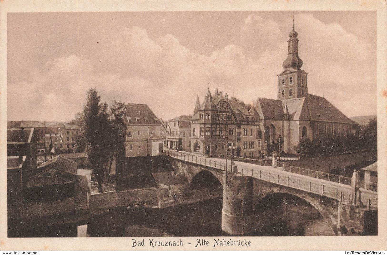 ALLEMAGNE - Bad Kreuznach - Alte Nahebrucke - Carte Postale Ancienne - Bad Kreuznach