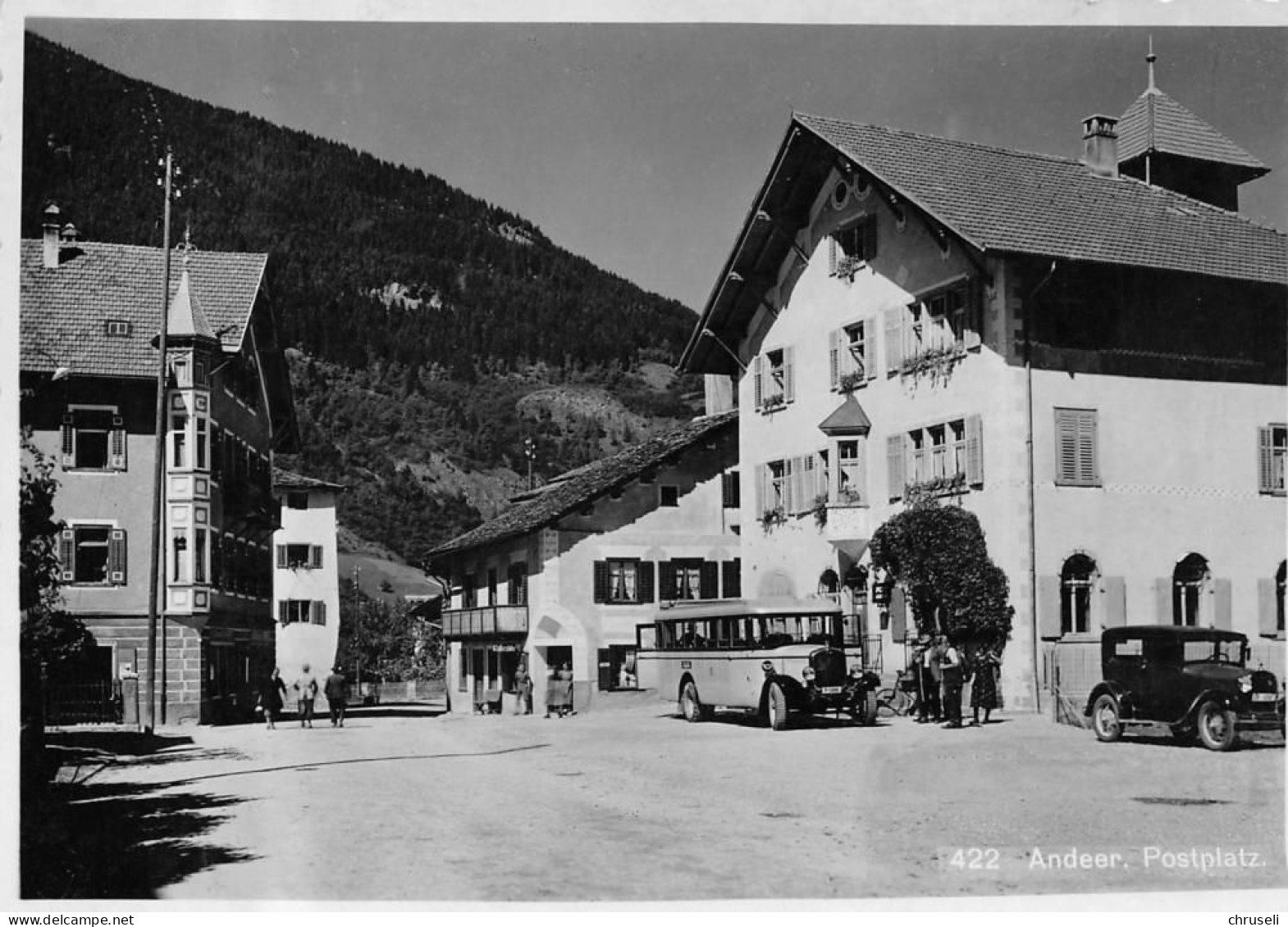 Andeer  Saurer Postauto - Andeer