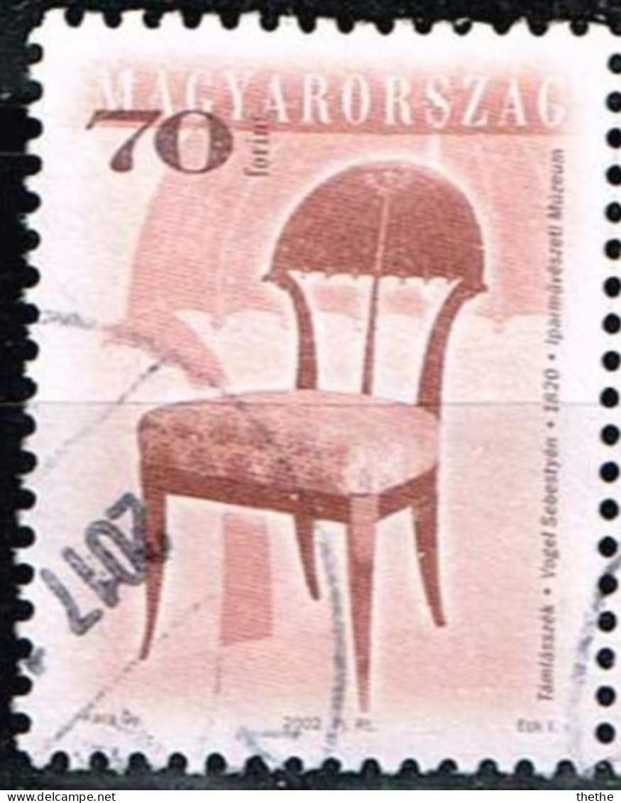 HONGRIE - Chaises Et Fauteuils De Style - Used Stamps