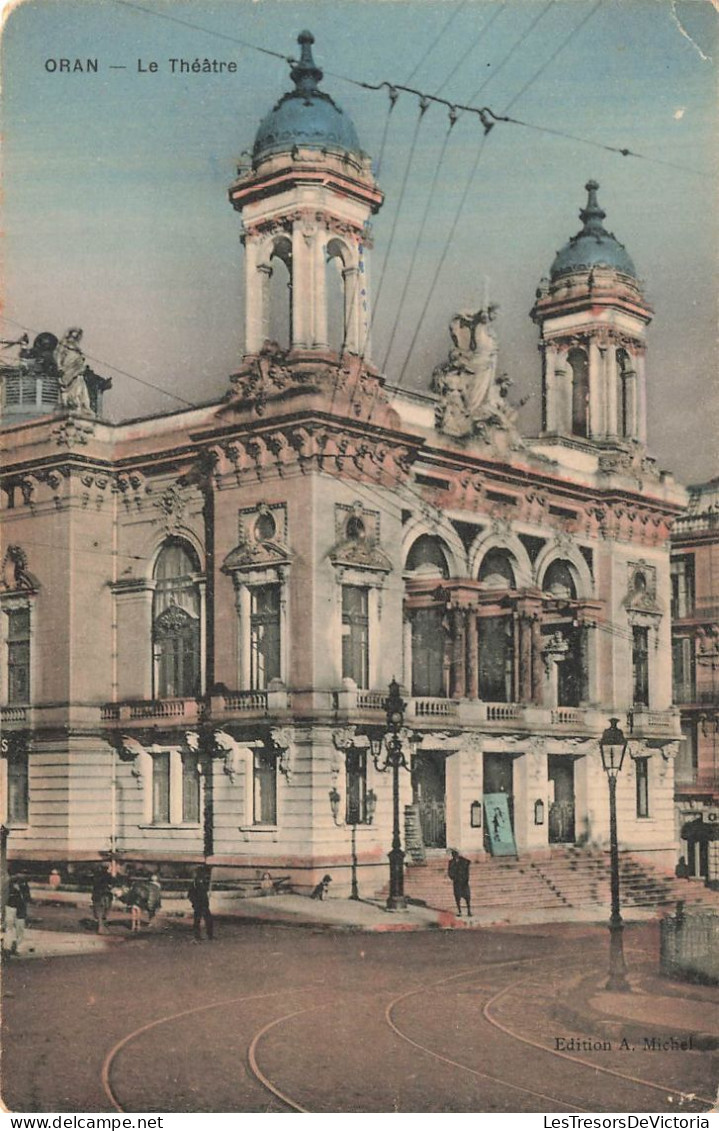 ALGÉRIE - Oran - Le Théâtre - Carte Postale Ancienne - Oran