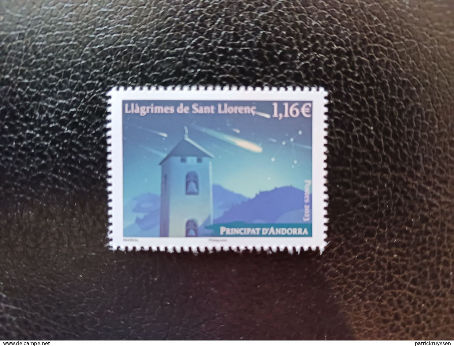 Andorra 2023 Andorre Perseid Meteor Shower Sky Llàgrimes De Sant Llorenç 1v Mnh - Unused Stamps