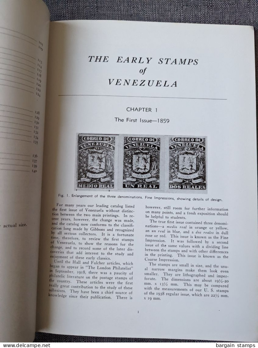 The Early Stamps Of Venezuela - Lt. Gen. C.W. Wickersham	- The Collectors Club N.Y. -  1958 - Manuales