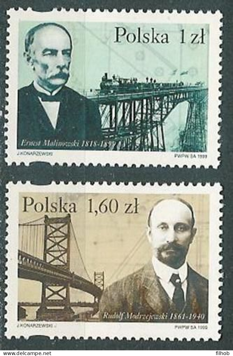 Poland Stamps MNH ZC.3598-99: Poles In The World (I) - Ungebraucht