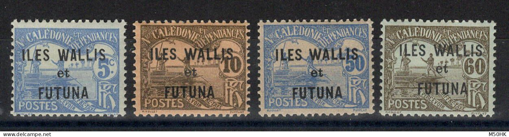 Wallis & Futuna - Taxe YV 1 / 2 / 6 / 7 N* MH , Cote 9,50 Euros - Impuestos